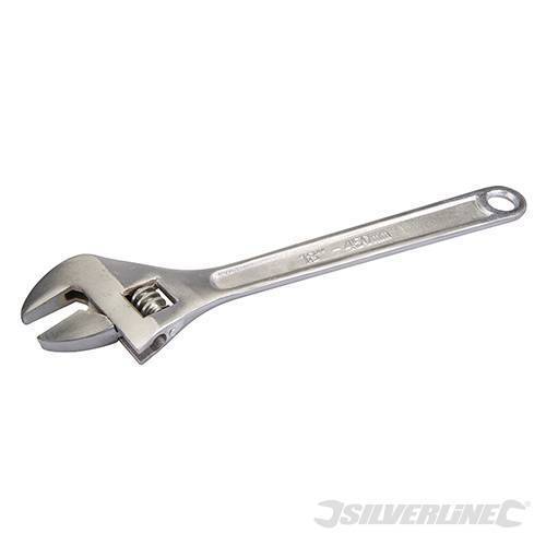Silverline Adjustable Wrench - Length 450mm - Jaw 50mm