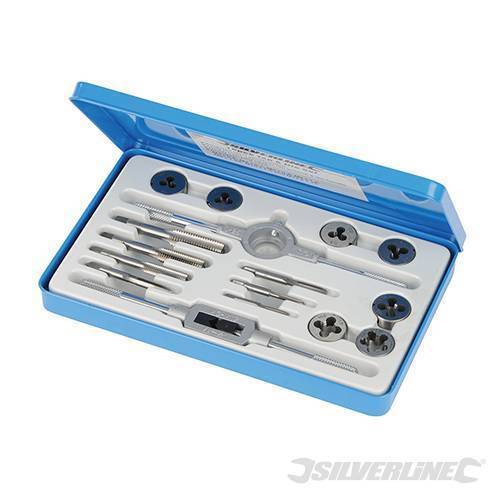 Silverline Expert Tap & Die Set 16pce Metric | 823533