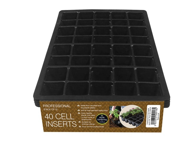 Worth Gardening 40 Cell Inserts x 5 W0018