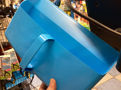 Hillbrush Enclosed Plastic Dustpan Blue 305mm DP3B