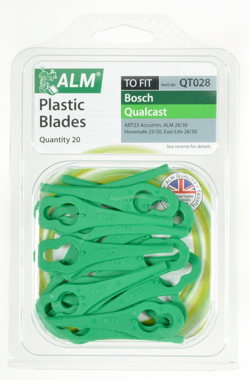 ALM Plastic Blades Hoversafe x 20 QT028