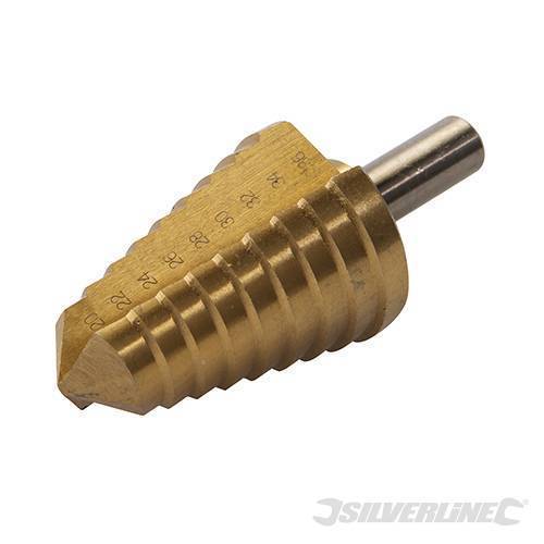 Silverline Titanium-Plated HSS Step Drill 20 - 36mm | 656611