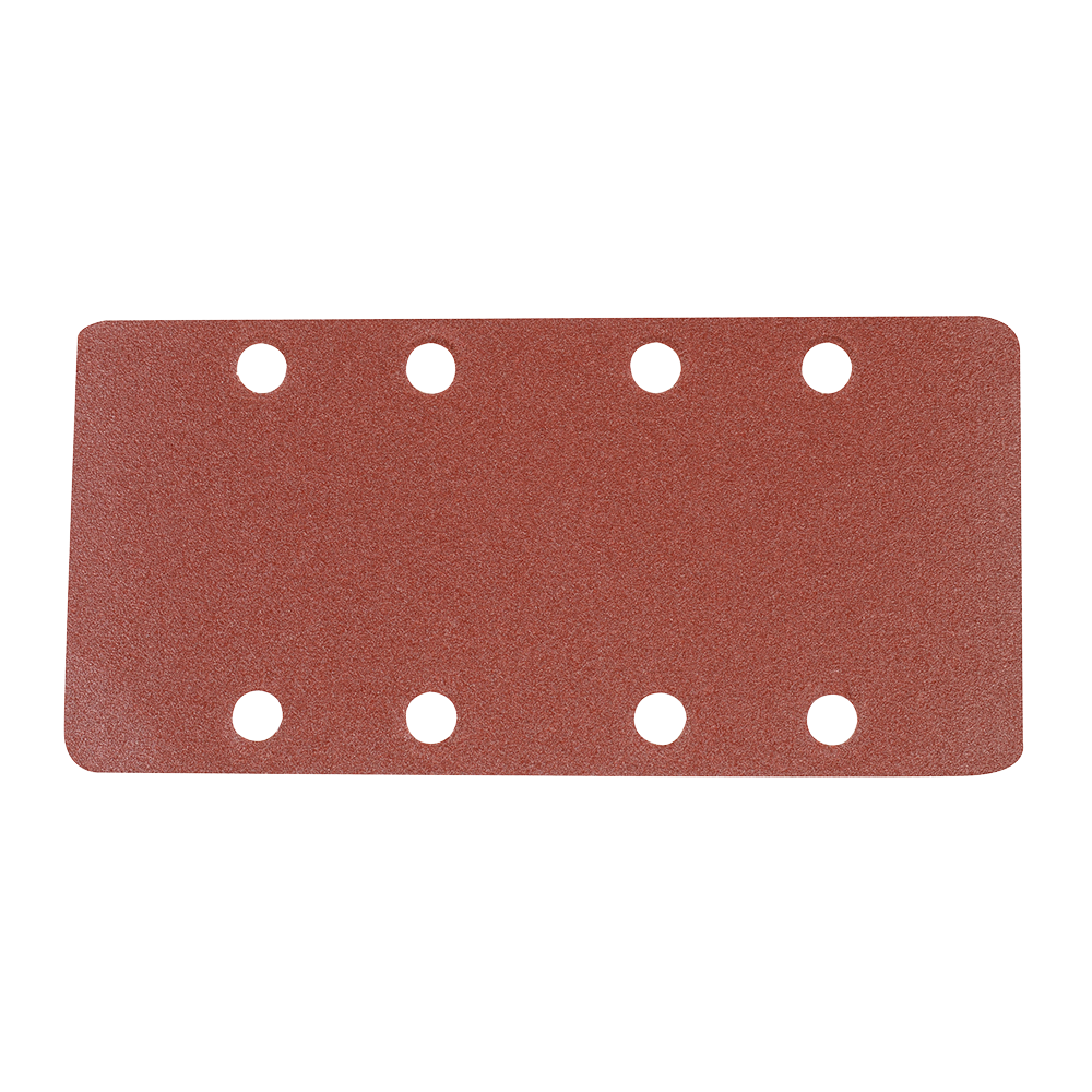 Silverline Hook & Loop 1/3 Sheets Punched 10 Pack 120 Grit
