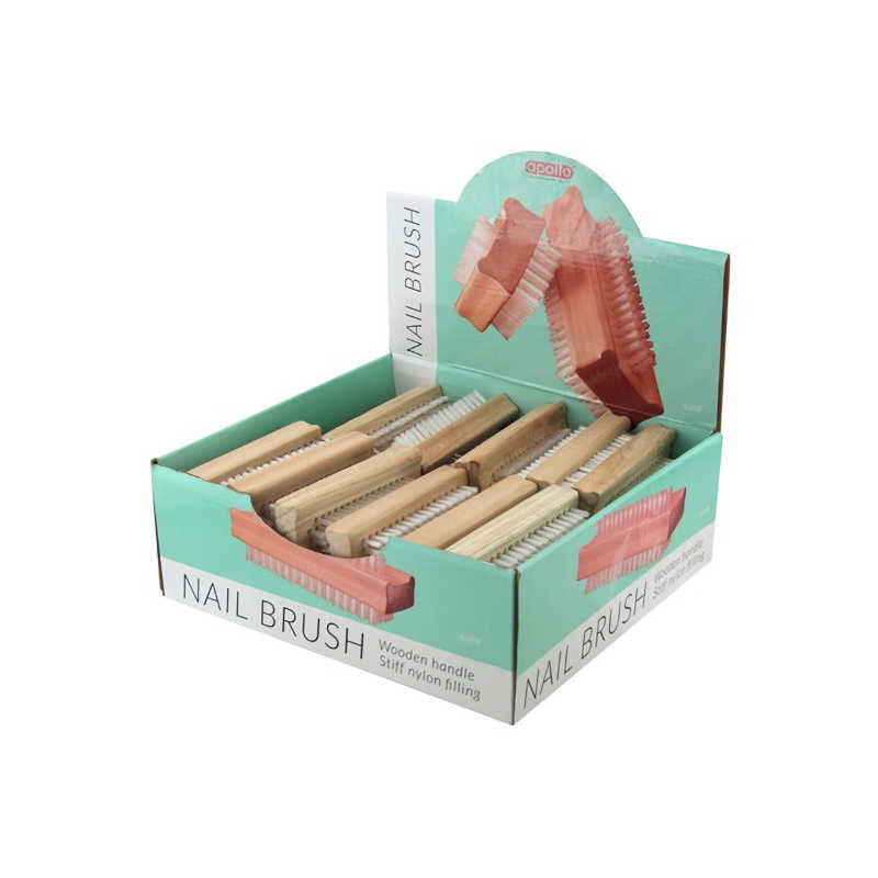 Apollo Housewares Wooden Nail Brush 6208