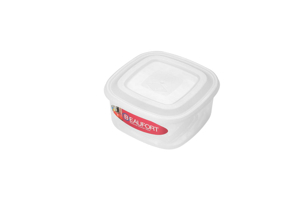 Beaufort Food Container Square Clear 0.6L