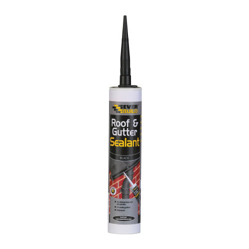 Everbuild Roof & Gutter Sealant Black 295ml