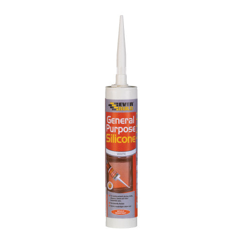 Everbuild General Purpose Silicone White 280ml C3