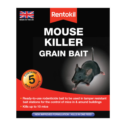 Rentokil Mouse Killer Grain x5 PSM21