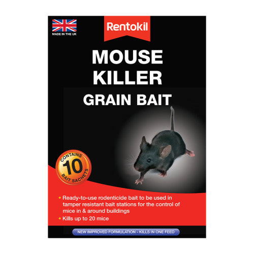 Rentokil Mouse Killer Grain x10 PSM22