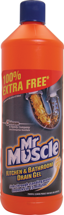 Mr Muscle Max Drain Unblocker Kitchen & Bathroom 1L