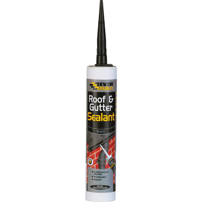 Everbuild Roof & Gutter Sealant Black 295ml
