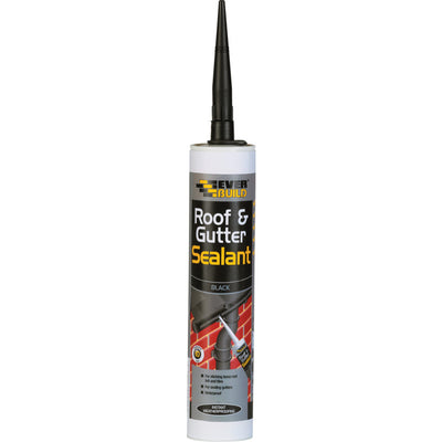 Everbuild Roof & Gutter Sealant Black 295ml