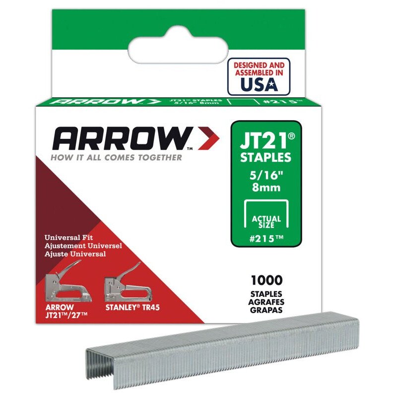 Arrow JT-21 Staples 5/16in x 1000 A215