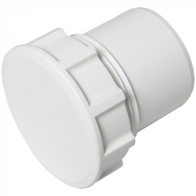 Davant Solvent Weld Screwed Access Plug White 40mm