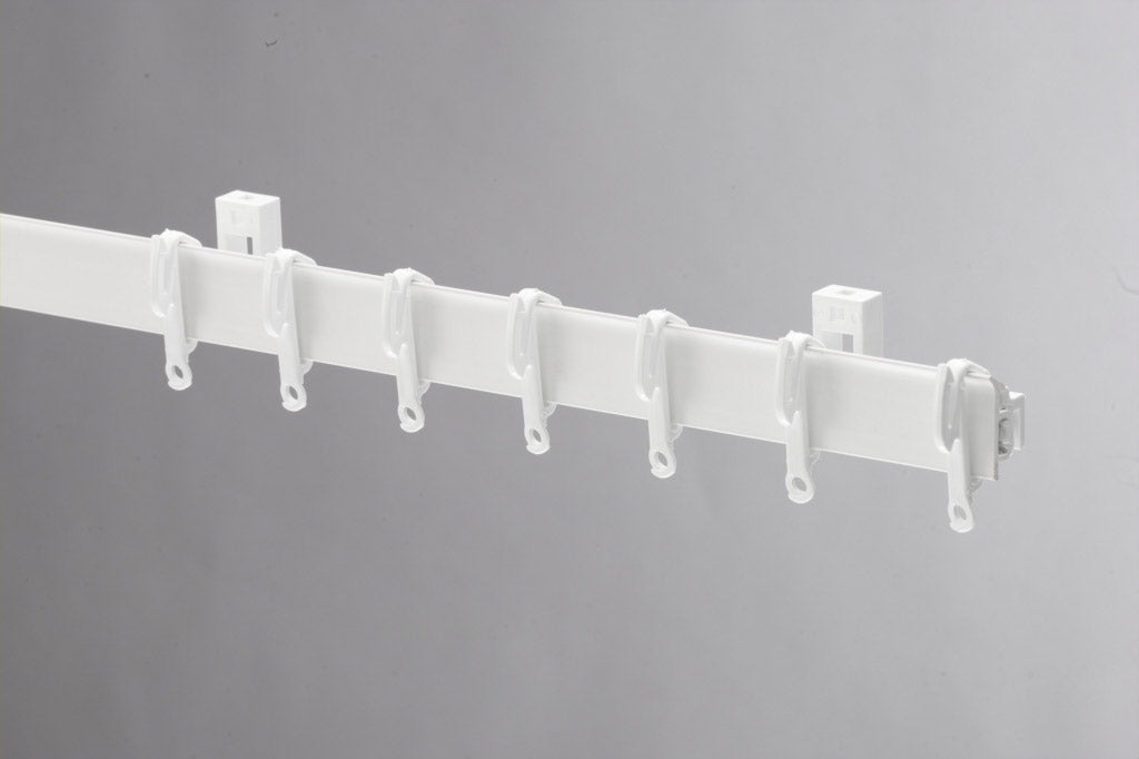 Swish Sologlyde One-Pack Curtain Track 200cm White S100W