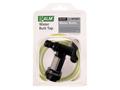 ALM Water Butt Tap 3/4in Black Plastic