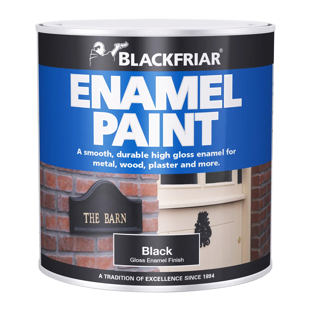 Blackfriar Enamel Paint Gloss Black 125ml