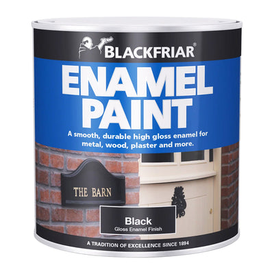 Blackfriar Enamel Paint Gloss Black 125ml
