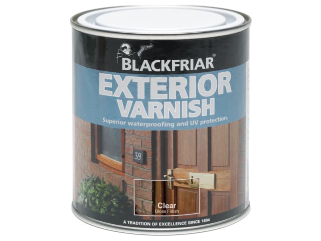 Blackfriar Exterior Gloss Varnish Clear 500ml UV66