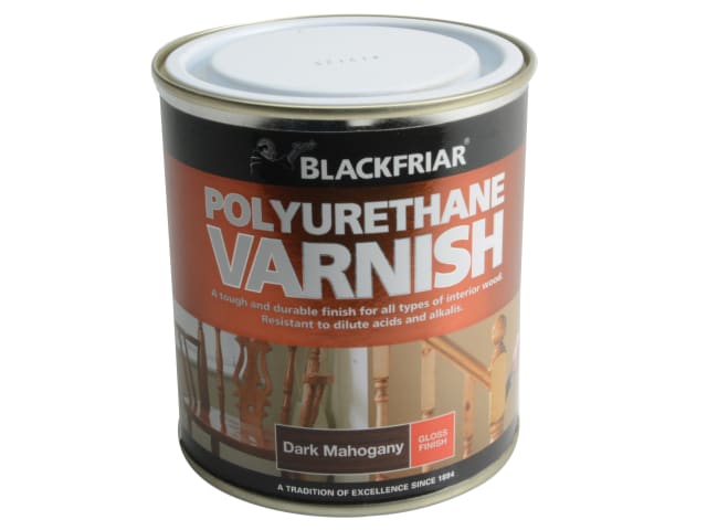 Blackfriar Polyurethane Varnish Gloss Dark Mahogany 500ml P65