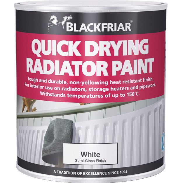Blackfriar Quick Dry Radiator Paint White 500ml