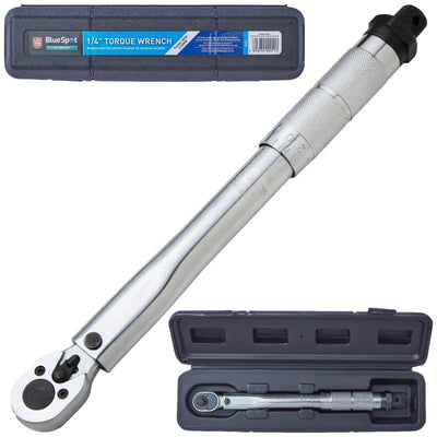 Blue Spot Tools Torque Wrench 1/4in Drive 2-24Nm
