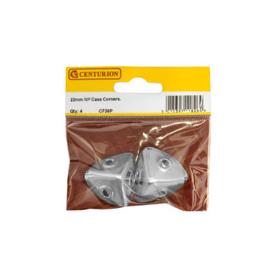 Centurion 22mm Nickel Plated Case Corners Pack of 4 CF36P