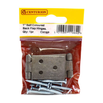 Centurion SC Steel Backflap Hinge 25mm 1" Pair CH19P