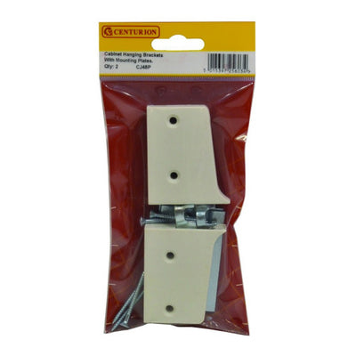 Centurion Nylon Cabinet Hanging Bracket Mounting Plate 2 Pack CJ48P