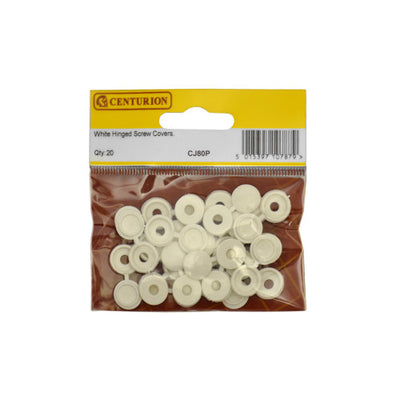 Centurion Beige Hinged Screw Covers Pack of 20 CJ80P