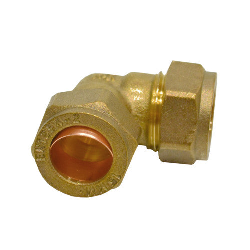 10mm Brass Compression Elbow
