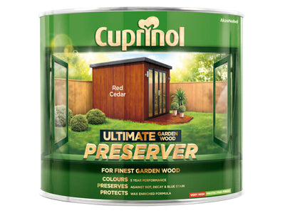 Cuprinol Ultimate Garden Wood Preserver Red Cedar 1L