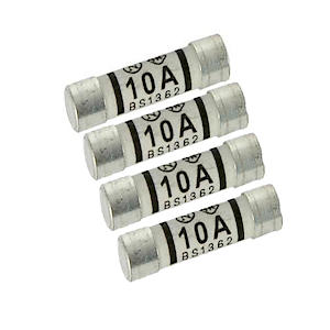 Securlec 10A BS1362 Fuses Blister Pack 4