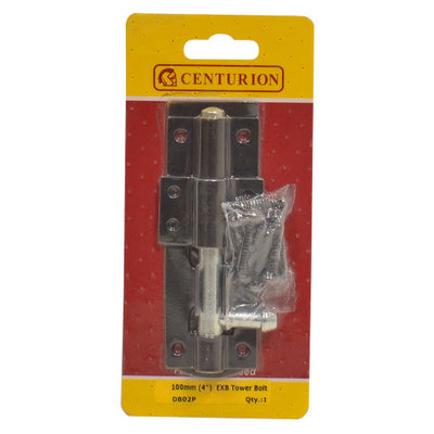 Centurion Tower Bolt Black 100mm DB02P