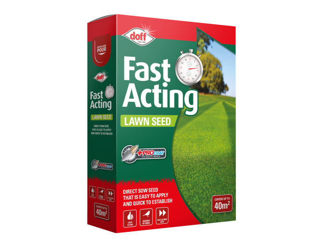 Doff Fast Growing Lawn Seed with Procoat 500g