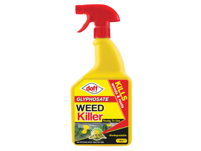 Doff Knockdown Advanced Weedkiller Spray Ready to Use 1L