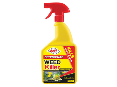 Doff Knockdown Advanced Weedkiller Spray Ready to Use 1L