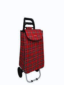 Casa & Casa 2 Wheel Shopping Trolley Tartan