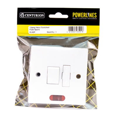 Centurion 13 Amp Fused Spur Neon EL92P