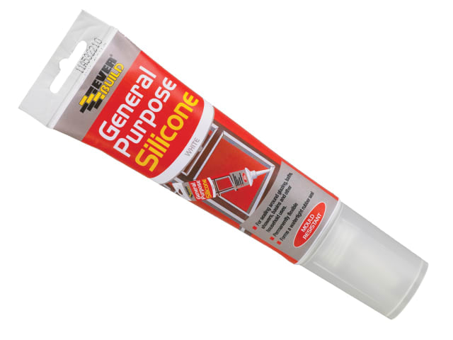 Everbuild General Purpose Silicone Easi Squeeze Clear 80ml 6106-CL