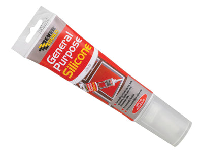 Everbuild General Purpose Silicone Easi Squeeze White 80ml 6106-WH