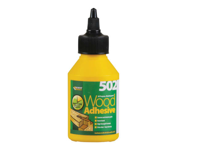 Everbuild 502 All Purpose Weatherproof Wood Adhesive 125ml   Code: 92017