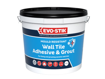 Evo-Stik Mould Resistant Wall Tile Adhesive & Grout 2.5L