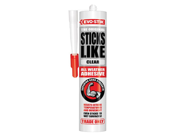 Evo-Stik Sticks Like Adhesive Clear 290ml 30614756