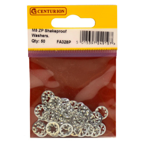 Centurion M5 ZP Shakeproof Washer Pack 50 FA328P