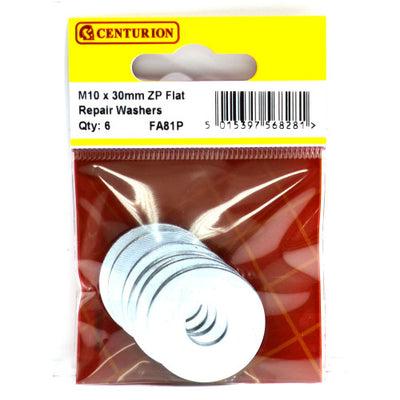 Centurion ZP Flat Repair Washers M10 x 30mm Pack 6 FA81P