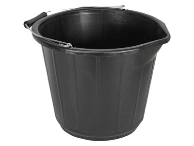 Faithfull General-Purpose Bucket 14 Litre Black FAI3GBUCKET