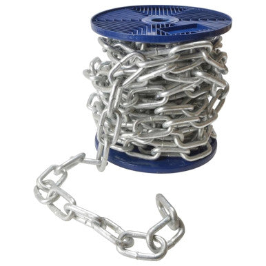 Faithfull Galvanised Chain Link 5mm x 25m 160kg Load