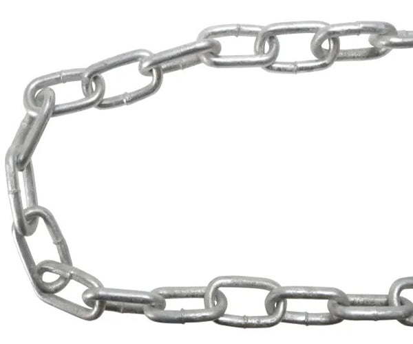Faithfull Galvanised Chain Link 5mm x 25m 160kg Load