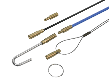 Faithfull Fibreglass Cable Rod Set 15 Piece 10x1000mm